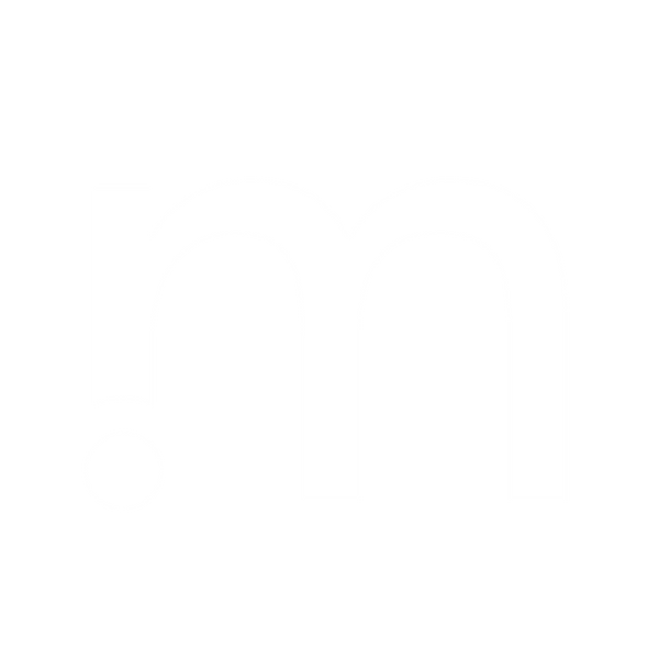 Methodly Letter M White PNG