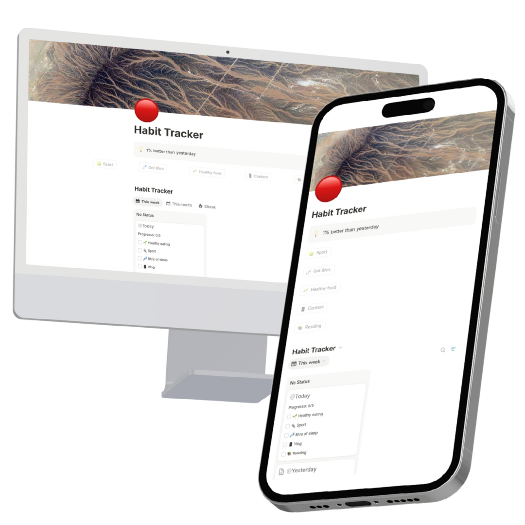Habit Tracker Mockup